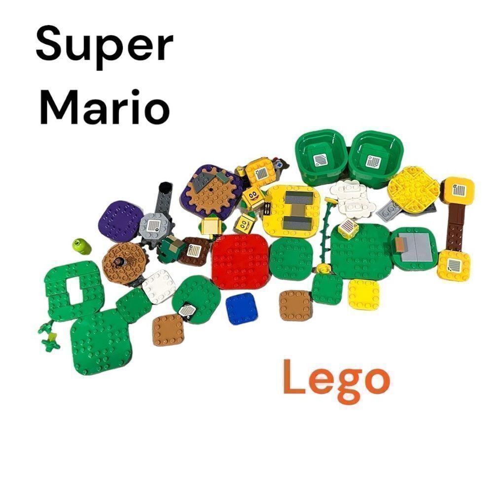 Lego Super Mario pieces  genuine & clean everything in pictures plus bar codes